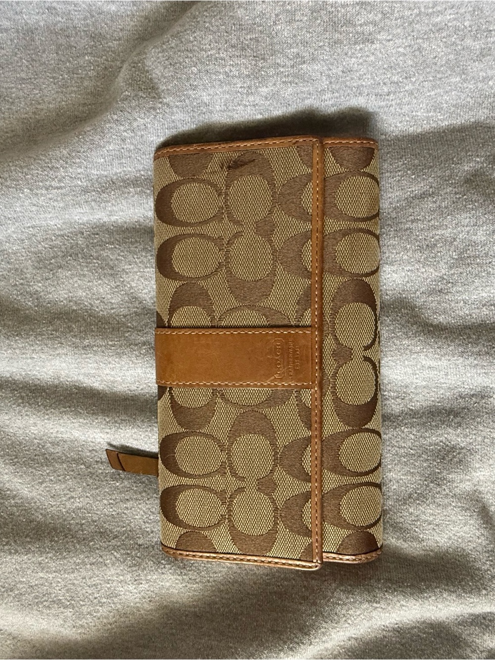 Coach Wallet on Fabric